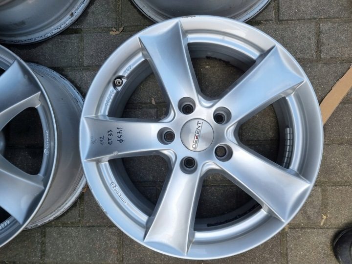 4× Литой диск Dezent 6.5" x 16" 5x112 ET 33, фото 2