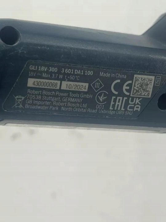 Фонарик LED строительный аккумуляторный Bosch GLI 18V-300 06014A1100 300lumen, фото 4