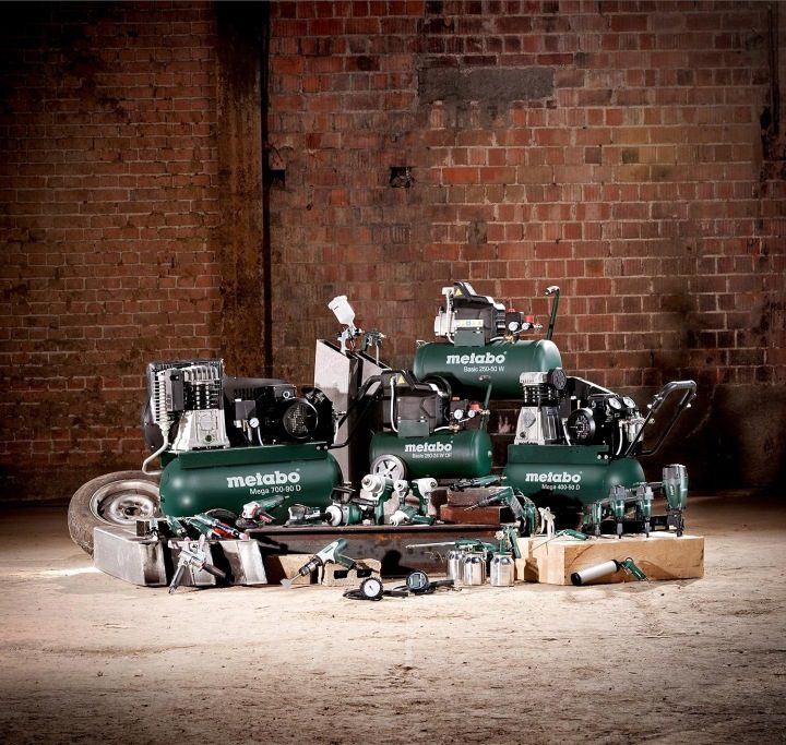 Компрессор масляный Metabo BASIC 250-50 W 50 l 8 бар, фото 12