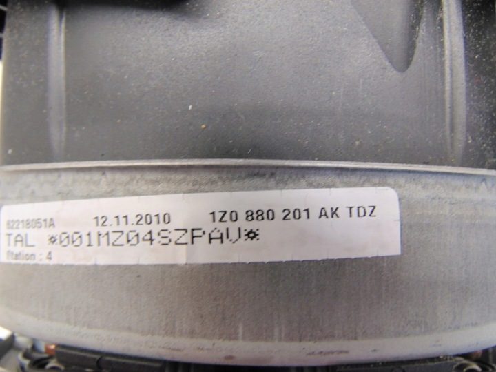 ПОДУШКА БЕЗОПАСНОСТИ ВОДИТЕЛЯ SKODA SUPERB 2 II 08- 1Z0880201AK, фото 4