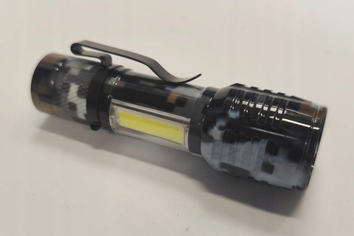 Фонарик ручной COB LED XP-E Mini велосипедный зум, фото 1