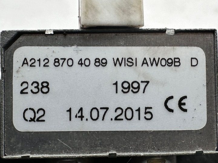 Усилитель антенный Mercedes-Benz S W222 A2128704089, фото 3