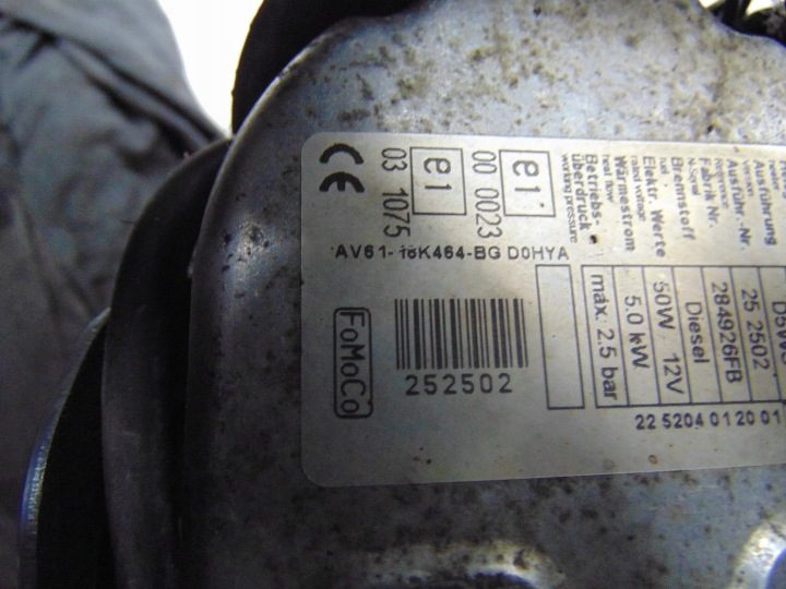 ПЕЧКА WEBASTO FORD C-MAX MK2 EBERSPACHER HYDRONIC AV61-18K464-BG, фото 9