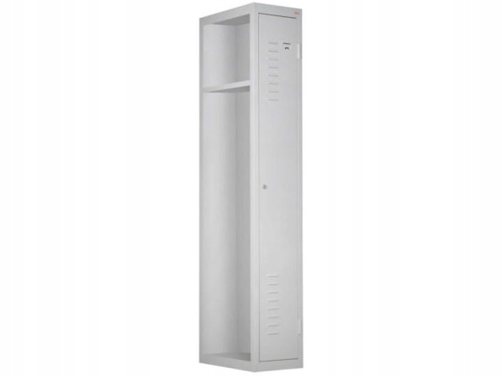 ШКАФ РАБОЧИЙ STIER для одежды Basic 1800x300x500mm jasnoszara, фото 1