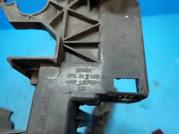 НАПРАВЛЯЮЩАЯ ЛЕВАЯ ПЕРЕДНЯЯ ФАРЫ SEAT LEON III 5F 5F0807889A, фото 5
