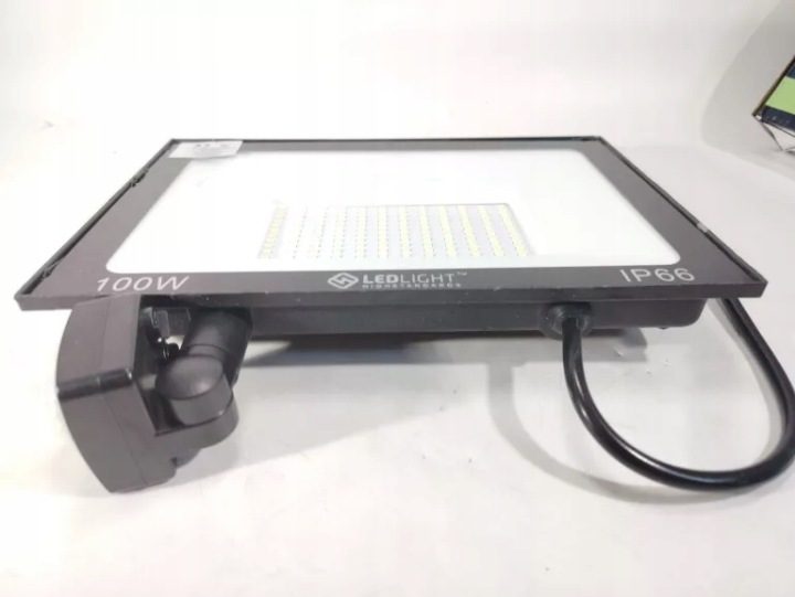 Прожектор фара противотуманная фара 100W наружная + датчик движения IP66, фото 8