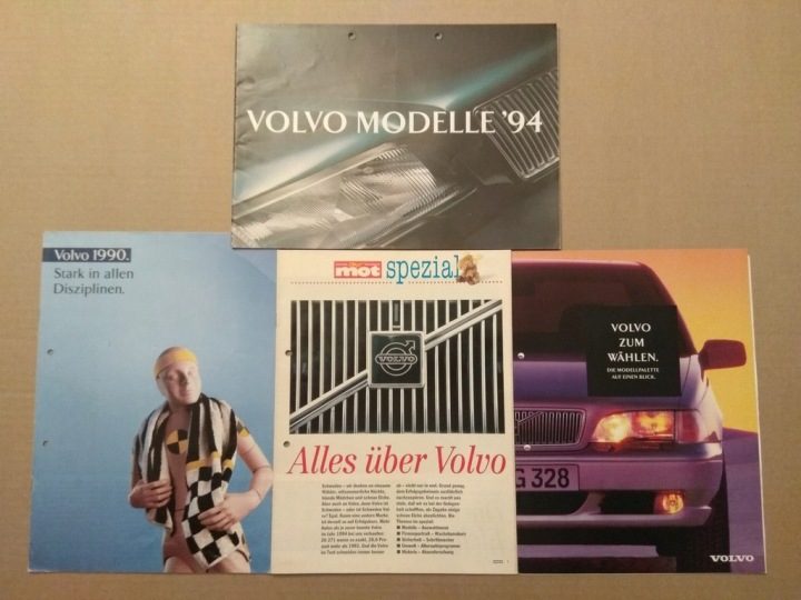 Проспект - VOLVO - КОМПЛЕКТ X4 - 1990 / 1994 / 1998 г., фото 1