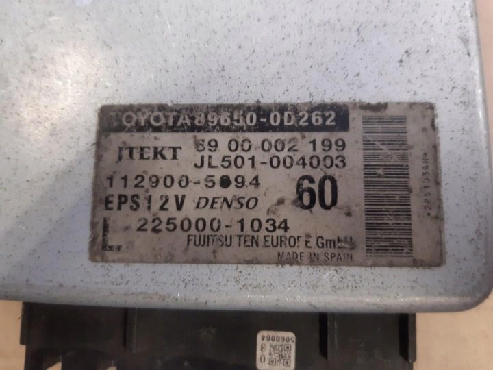 БЛОК УПРАВЛЕНИЯ ЭУР TOYOTA YARIS 89650-0D262, фото 2