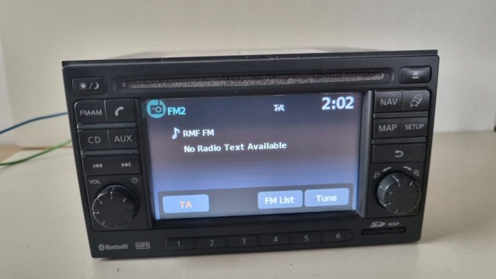 Автомагнитола Nissan штатная 2-DIN Bluetooth RDS AUX, фото 5