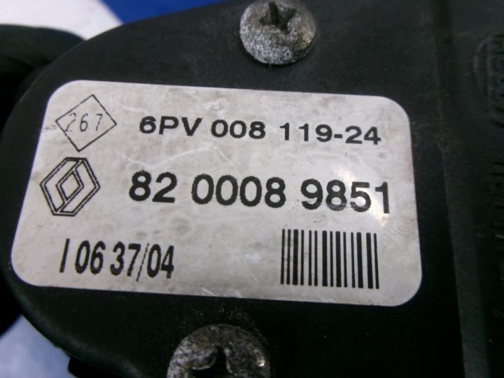 RENAULT KANGOO I РЕСТАЙЛИНГ 03-09r ПОТЕНЦИОМЕТР ПЕДАЛЬ ГАЗА 8200089851, фото 6
