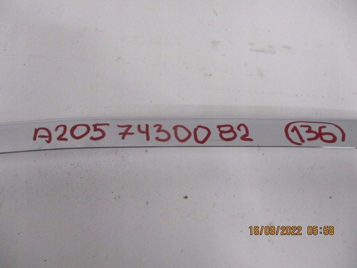 НАКЛАДКА МОЛДИНГ КРЫШКИ ХРОМ БАГАЖНИКА MERCEDES W205 A2057430082, фото 9