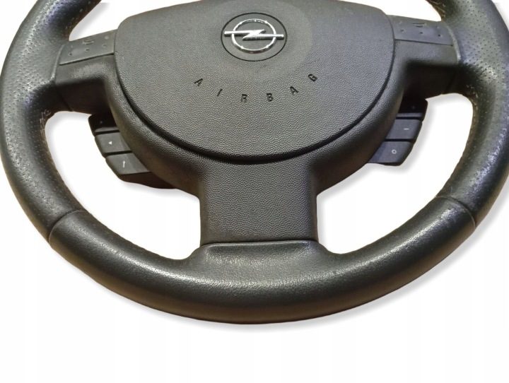 РУЛЬ OPEL CORSA C TIGRA B MERIVA A КОЖА ПЕРФОРИРОВАННАЯ ХОРОШАЯ, фото 5