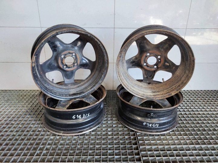 4× Штампованный диск Dacia OE Dokker 6.0" x 16" 4x100, фото 2