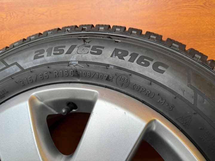 КОЛЕСА ДИСКИ ШИНЫ ЗИМНИЕ VW T5 T6 6.5J 16" ET51 5x120 215/65/R16 C, фото 10
