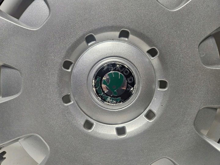 Колпак Skoda OE Оригинальный 16" серебристый, фото 2