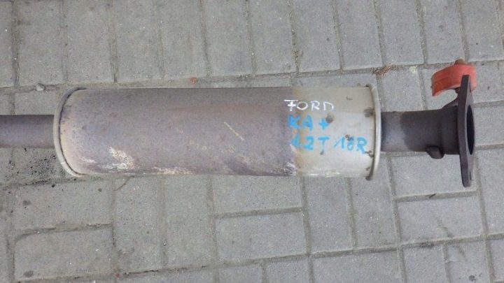 Задний глушитель средний труба Ford KA + III 1.2 т, фото 4