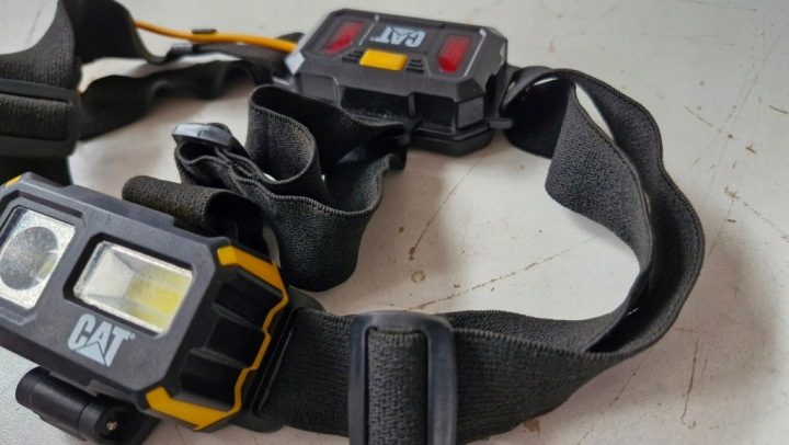 НАЛОБНЫЙ ФОНАРЬ LED CATERPILLAR На Батареи Прожектор Мощный Диод, фото 4
