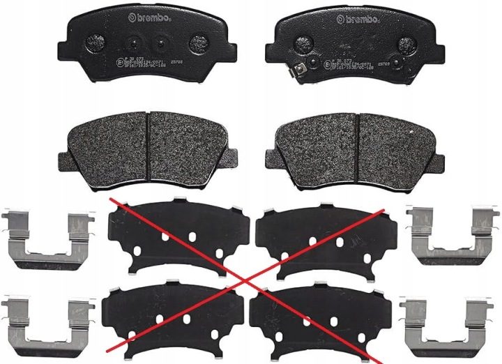 Brembo P 30 073 Комплект колодок тормозного, тормоза дисковые, фото 1