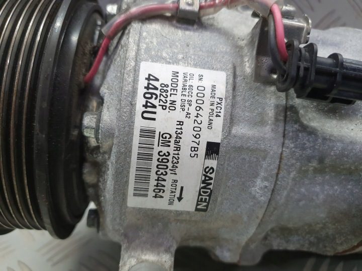 КОМПРЕССОР КОНДИЦИОНЕРА OPEL ASTRA K 1.6 CDTI, фото 2