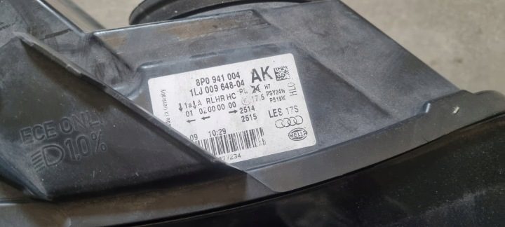 Audi A3 8P0 рестайлинг фара правая передняя 2009-2011 год, фото 2