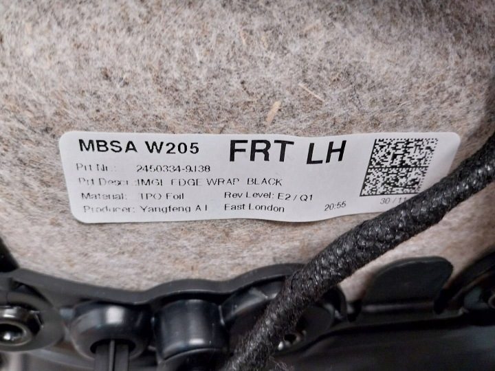 ОБШИВКА ДВЕРИ ЛЕВАЯ ПЕРЕДНЯЯ MERCEDES C-КЛАСС W205 14- 2450334, фото 6