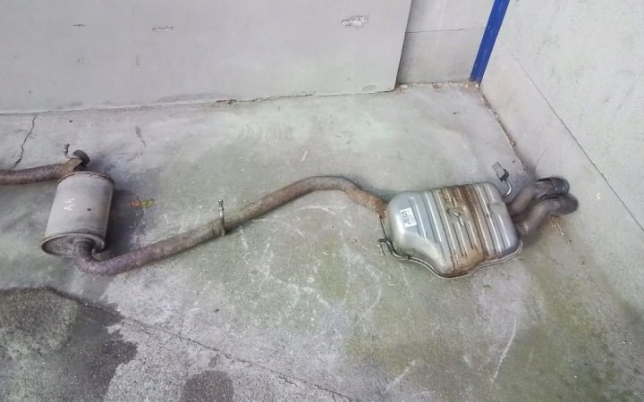 Audi A4 B6 B7 глушитель TDI, фото 2