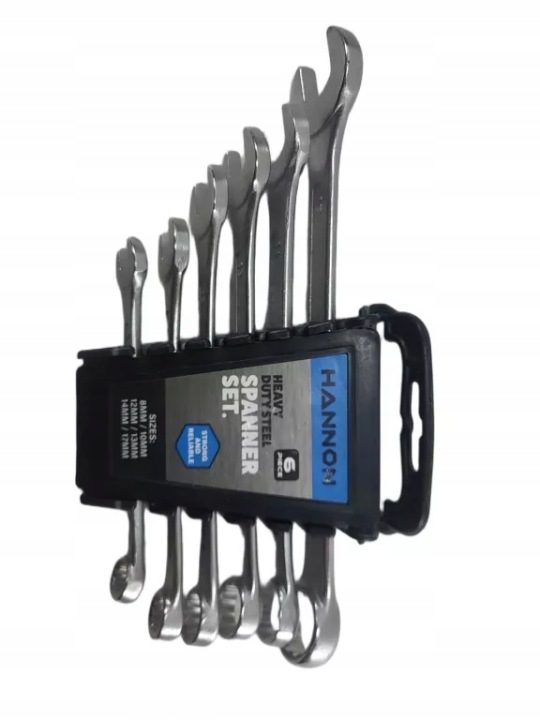ТОРЦЕВЫЕ ГОЛОВКИ HANNON SPANNER КОМПЛЕКТ 6 шт. 8MM-17MM 23157, фото 4