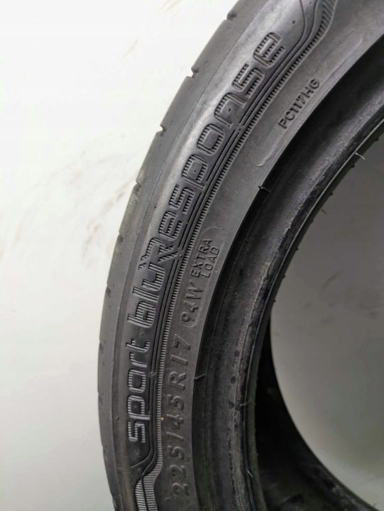 2× Шина летняя Dunlop SP SPORT BLURESPONSE 225/45R17 94 Вт защита диска, усилитель (XL), фото 8