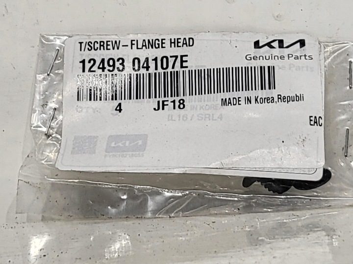 HYUNDAI KIA САМОРЕЗ 5X20 КРЕСТОВИНА ЧЕРНАЯ КРАСКА 1249305207E, фото 2