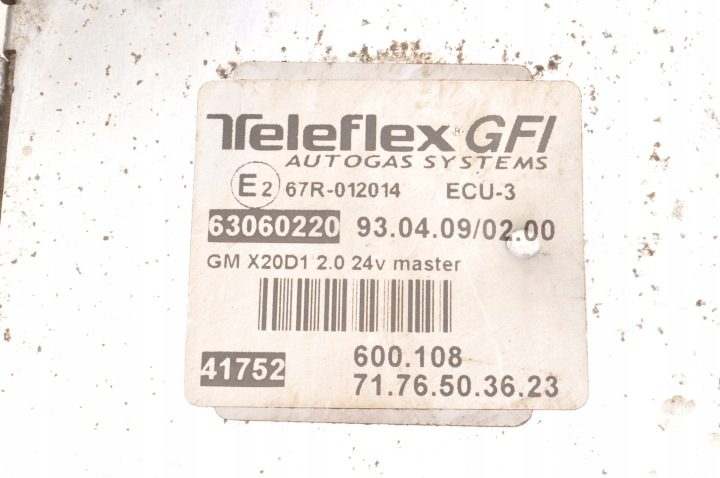 CHEVROLET EPICA II 2.0 24V ЭБУ ГБО ГАЗА 600108 67R-012014, фото 3