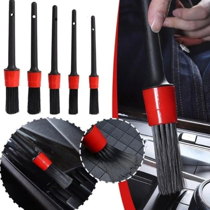 Комплект pędzli для авто detailingu очистки pędzel detailing brush 5 sztk, фото 12