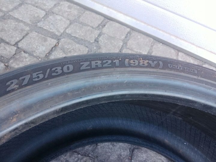 2× Шина летняя Kumho Ecsta PS91 275/30R21 98 Y усилитель (XL), фото 6