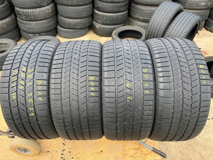 4× Шина зимняя Pirelli Scorpion Ice & Snow 295/35R21 107 В сцепление на снегу (3PMSF) MO - Mercedes-Benz, фото 1