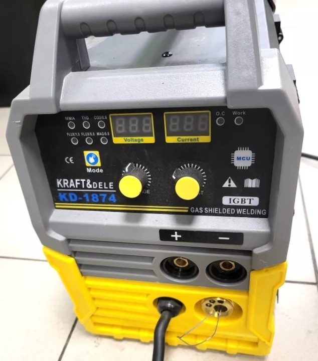 СВАРОЧНЫЙ ИНВЕРТОР MIG MAG FCAW MMA TIG РЕСТАЙЛИНГ LCD 40-250A, фото 1