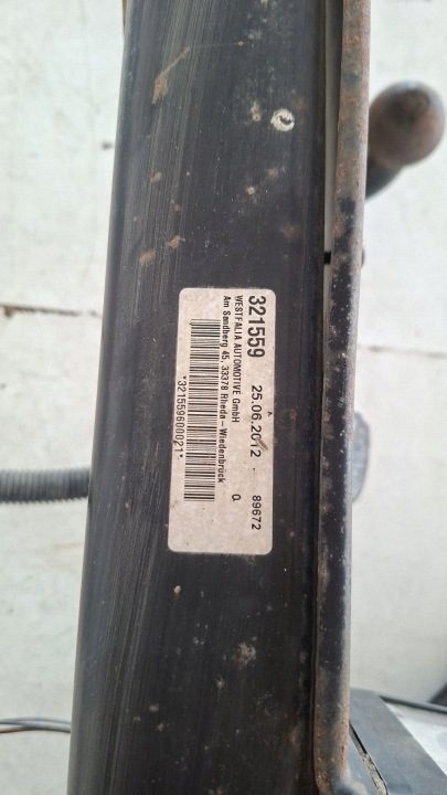 Комплект крюка для прицепа Volkswagen Transporter - Caravelle T5 25062012, фото 12