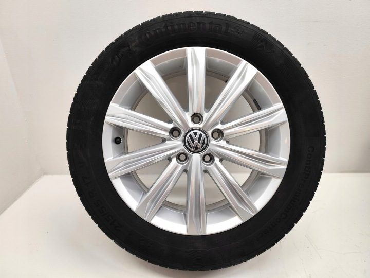 VW TOURAN КОЛЕСА ЛИТЫЕ ДИСКИ 17" 5TA601025D 215/55 R17 КОМПЛЕКТ, фото 8
