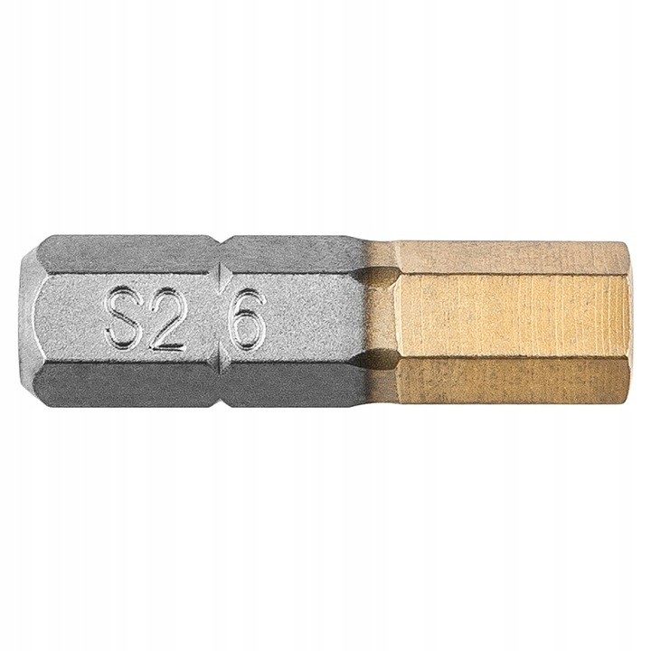 Наконечники wkrętakowe HEX6.0 x 25 мм, 2 шт. GRAPHIT, фото 1