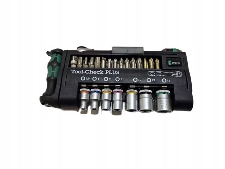 WERA Tool-Check PLUS 1 биты насадки, трещотка 1/4 дюйма 39 шт. 05049055001, фото 3