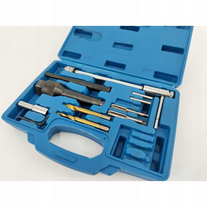Комплект для Urwanych свечей накаливания и ремонта резьб слесарный мощный, фото 3