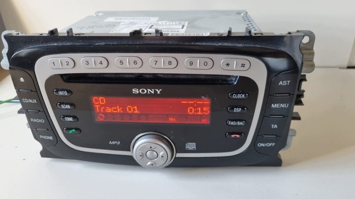 Магнитола mp3 Sony Ford Focus mk2 c-Max s-Max Galaxy Mondeo mk4, фото 2