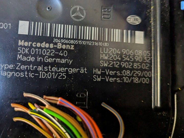 Модуль SAM задний Mercedes-Benz C W204 S204 2010 2045459032, фото 4