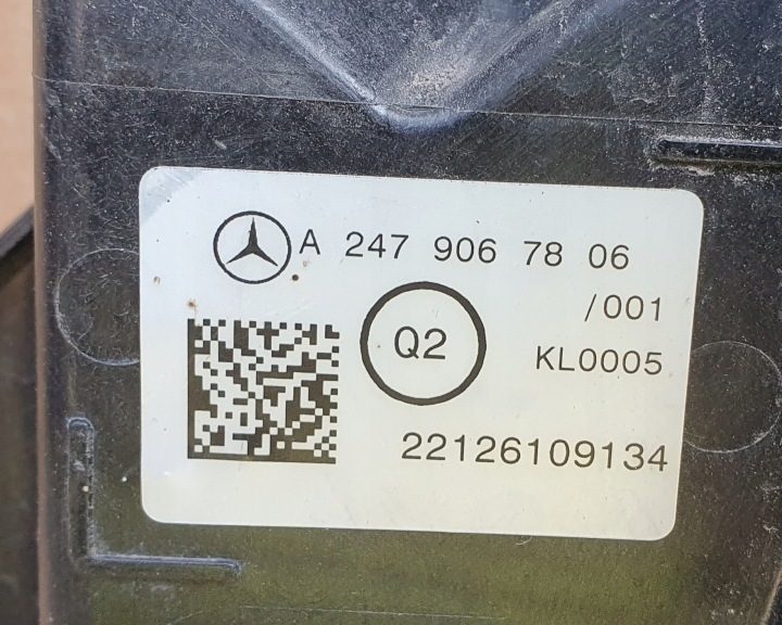 ВЕНТИЛЯТОР A-КЛАСС B-КЛАСС CLA GLA GLB A2479067806 ОРИГИНАЛ, фото 3