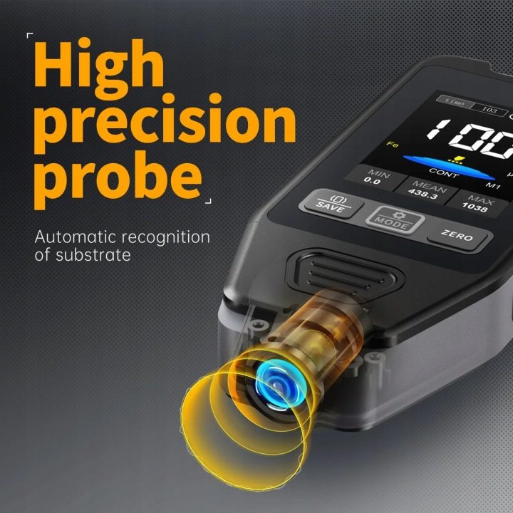 FNIRSI CTG-20 Тестер измеритель толщины краски автомобильной 0-1400 μm, фото 4