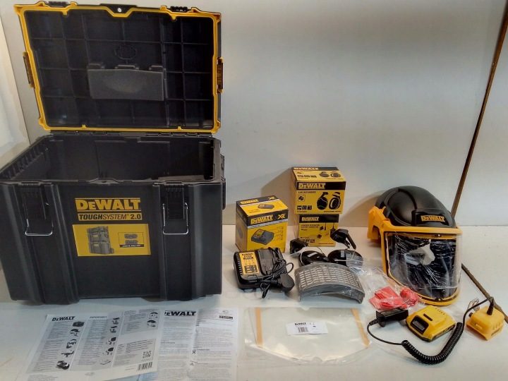 DeWalt DXPGH2SB21 Полумаска oczyszczająca воздух сварочный P3 18 В 2Ah, фото 2