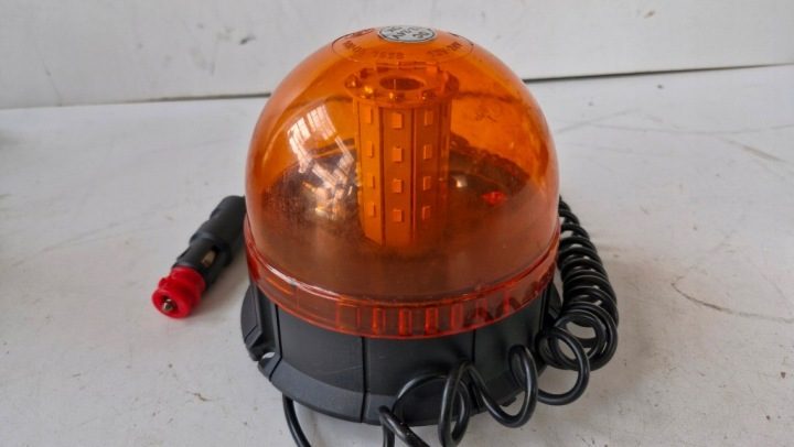 Проблесковый маячок мигалка 12/24V LED болт, фото 12