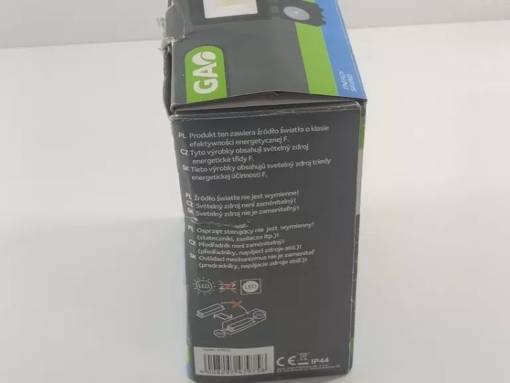 Прожектор LED Masterled 20W черный с датчиком движения IP65 4500 K, фото 3