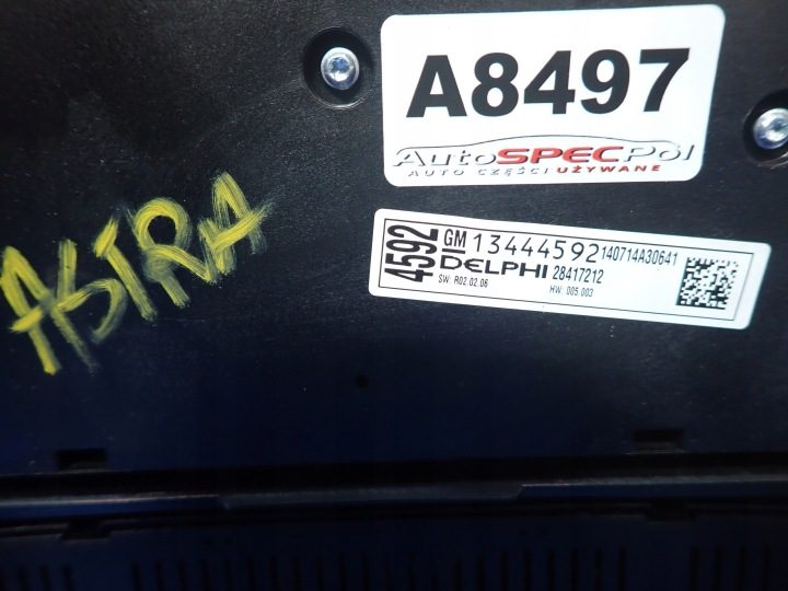 ПАНЕЛЬ МАГНИТОЛЫ КОНДИЦИОНЕРА OPEL ASTRA J 13435154, фото 8