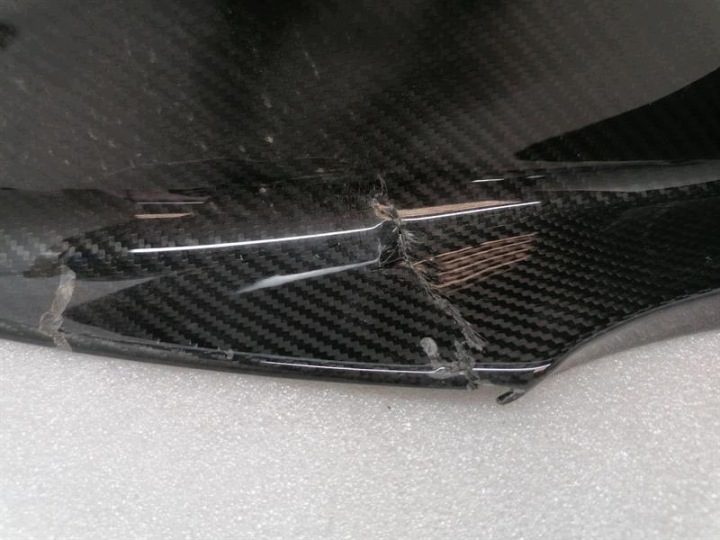 McLaren 720S Купе 14AB420CP угольное левое заднее wyciąg воздушное с wadą, фото 4