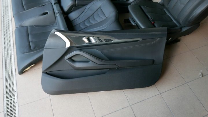 Салон кожа BMW G15 сиденья диван обшивки Sport как, фото 6