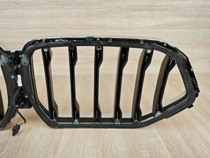 РЕШЕТКА РАДИАТОРА БАМПЕРА ПЕРЕДНЯЯ ПОДСВЕТКА LED BMW X6 G06 РЕСТАЙЛИНГ 5A35D22 12 л.с., фото 8